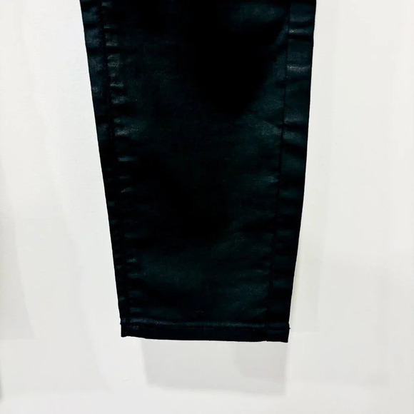 OLD NAVY Black coated Super Skinny Rock‎ Star jeans | Sleek mid-rise denim | 6 * - Picture 7 of 11
